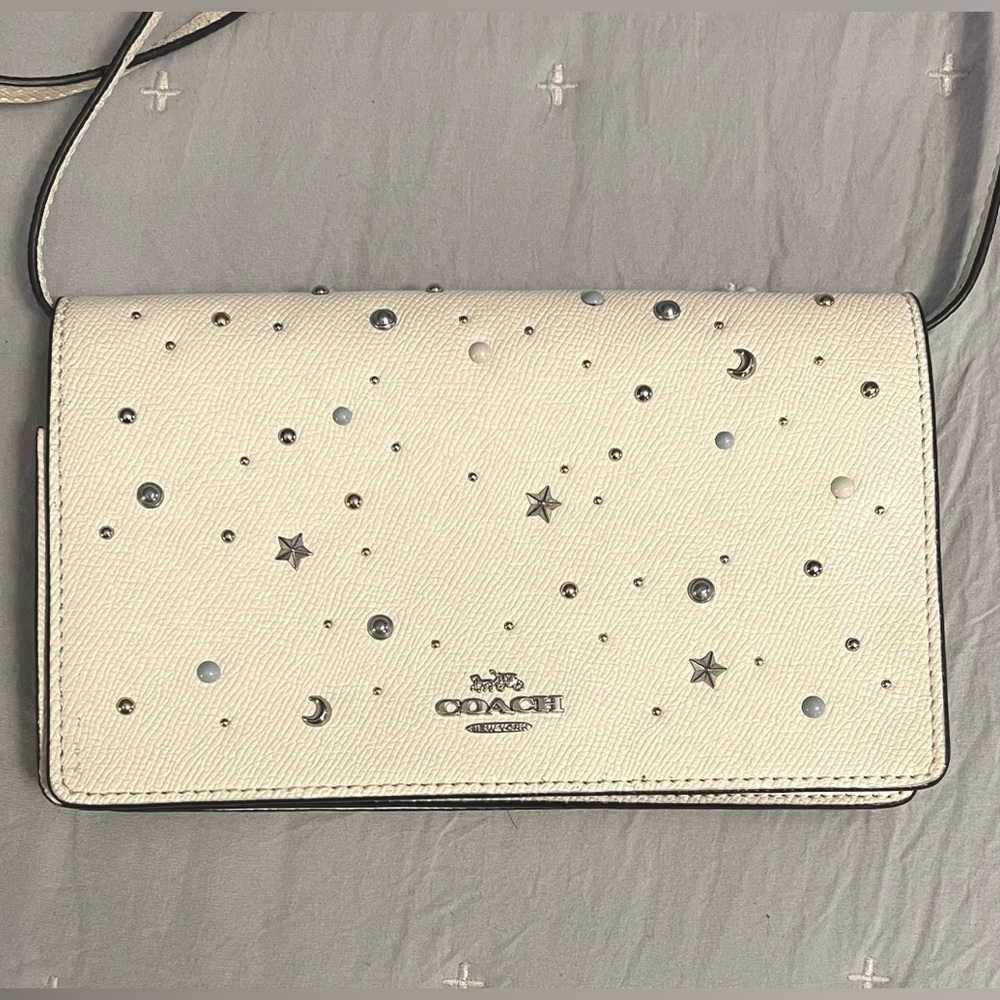 Coach Starry Cream Crossbody Bag